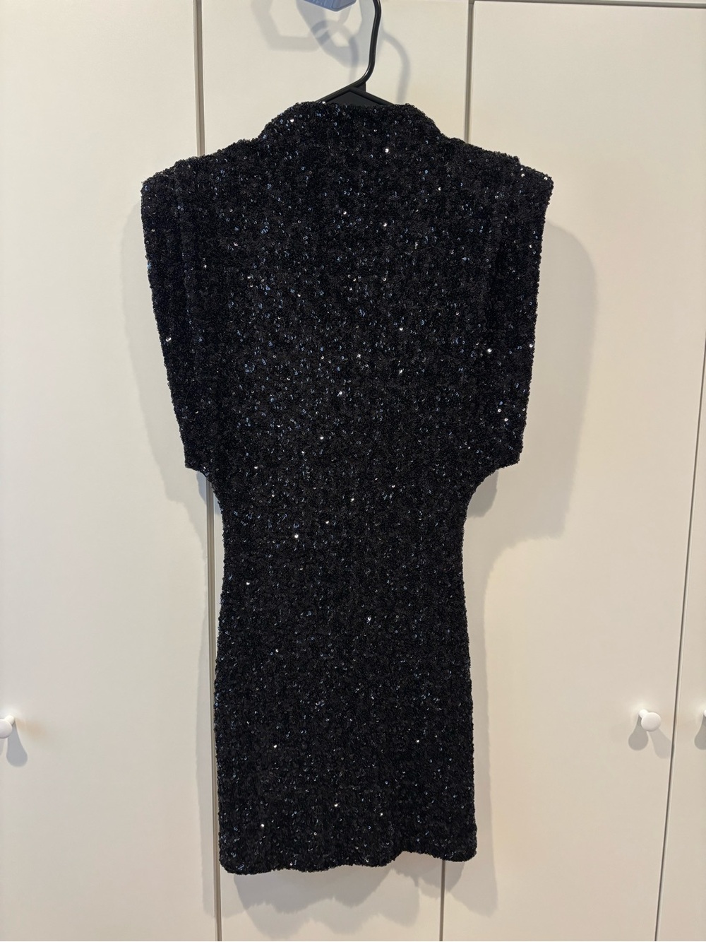 Zara Black Sequin Mini Dress